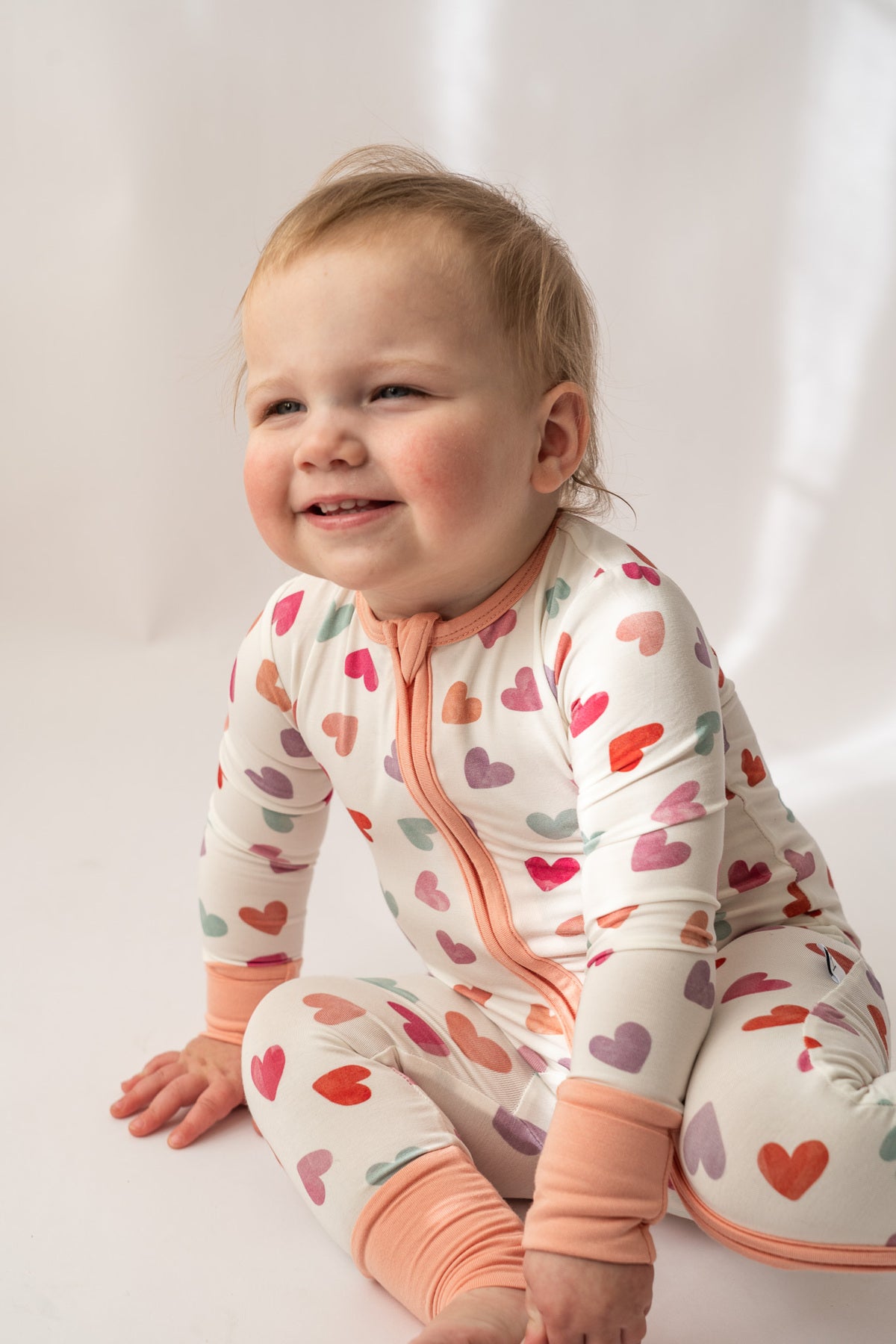 Watercolor Hearts Loveralls