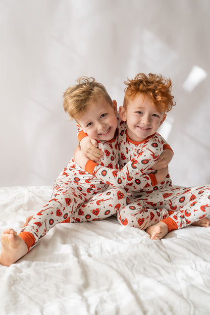 Rocker Heart 2 Piece Jammie Set