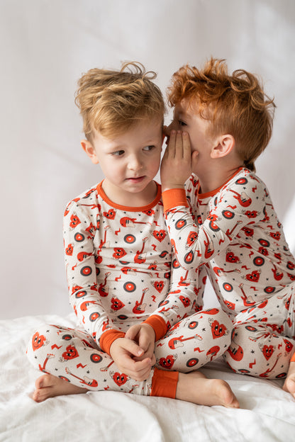 Rocker Heart 2 Piece Jammie Set