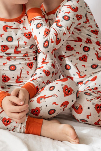 Rocker Heart 2 Piece Jammie Set