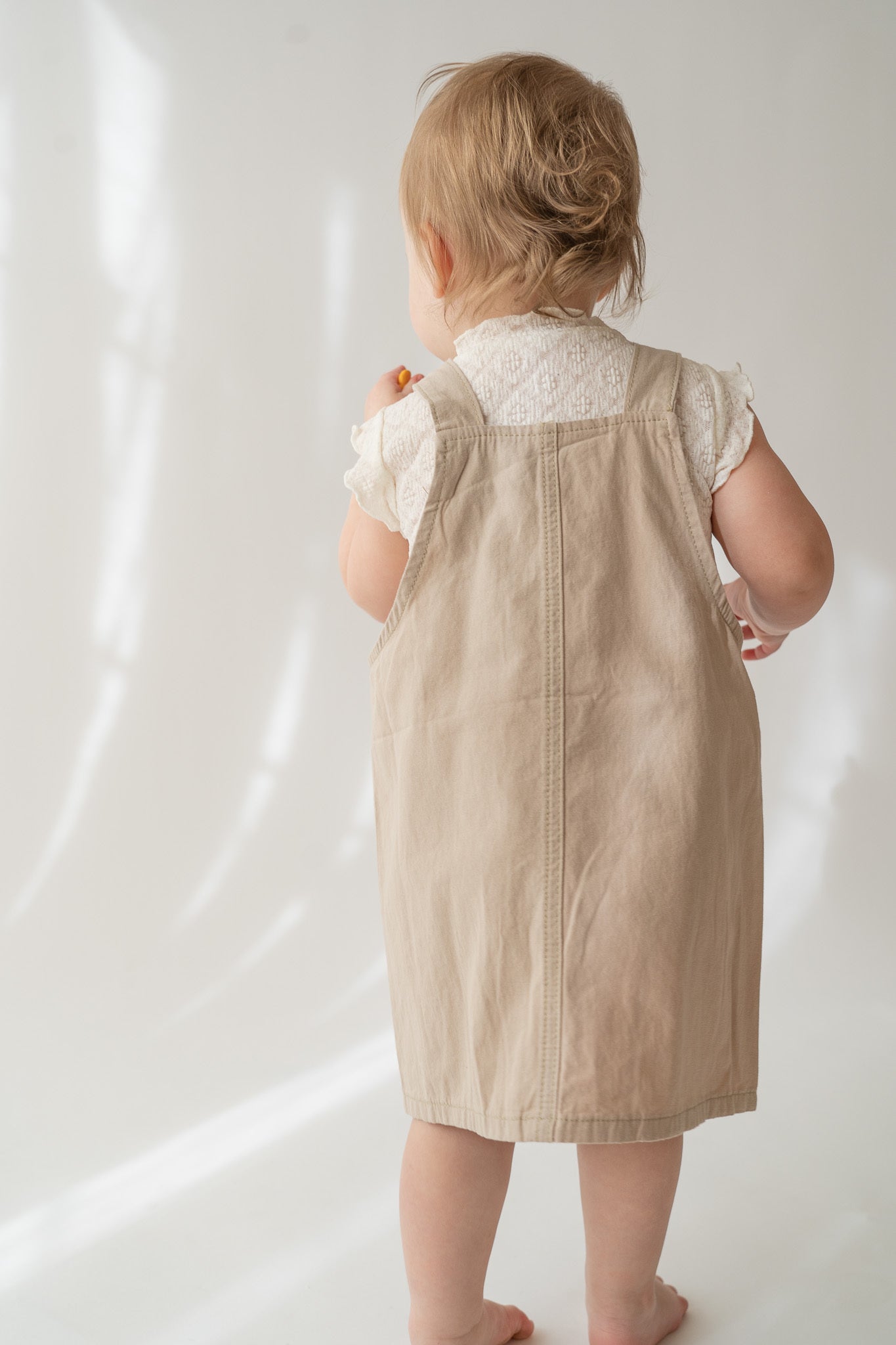 Khaki Overall Dress
