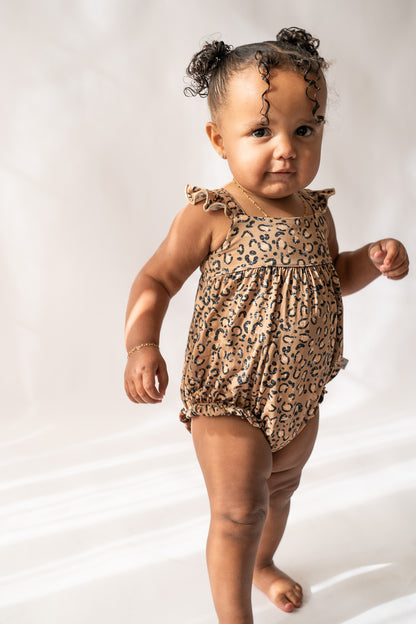 Leopard Bubble Romper