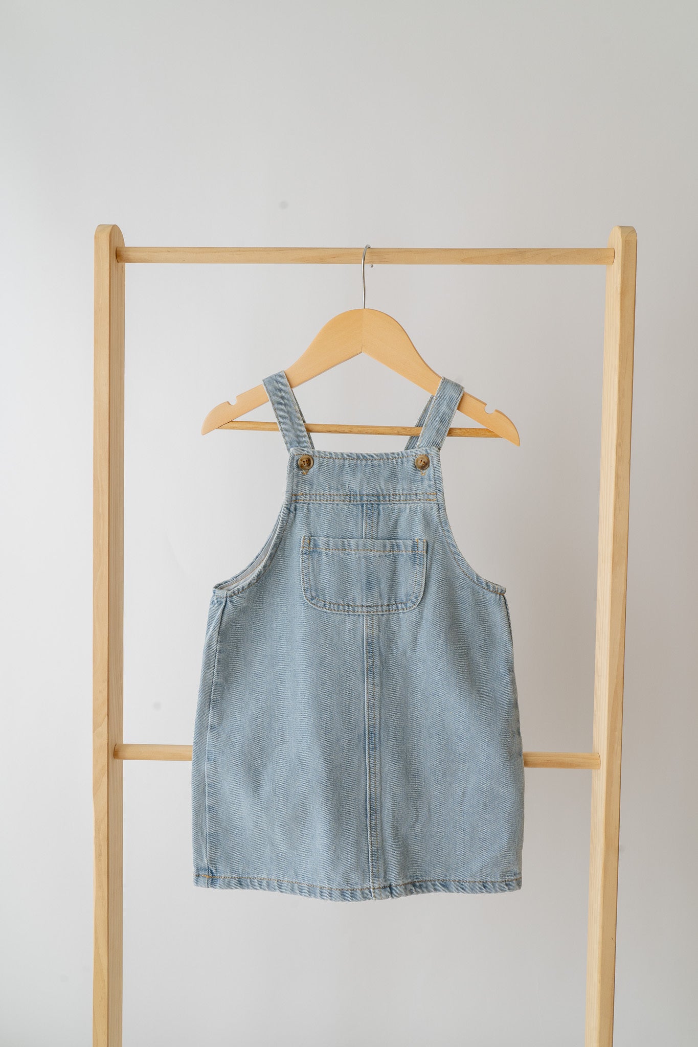 Denim Overall Dress