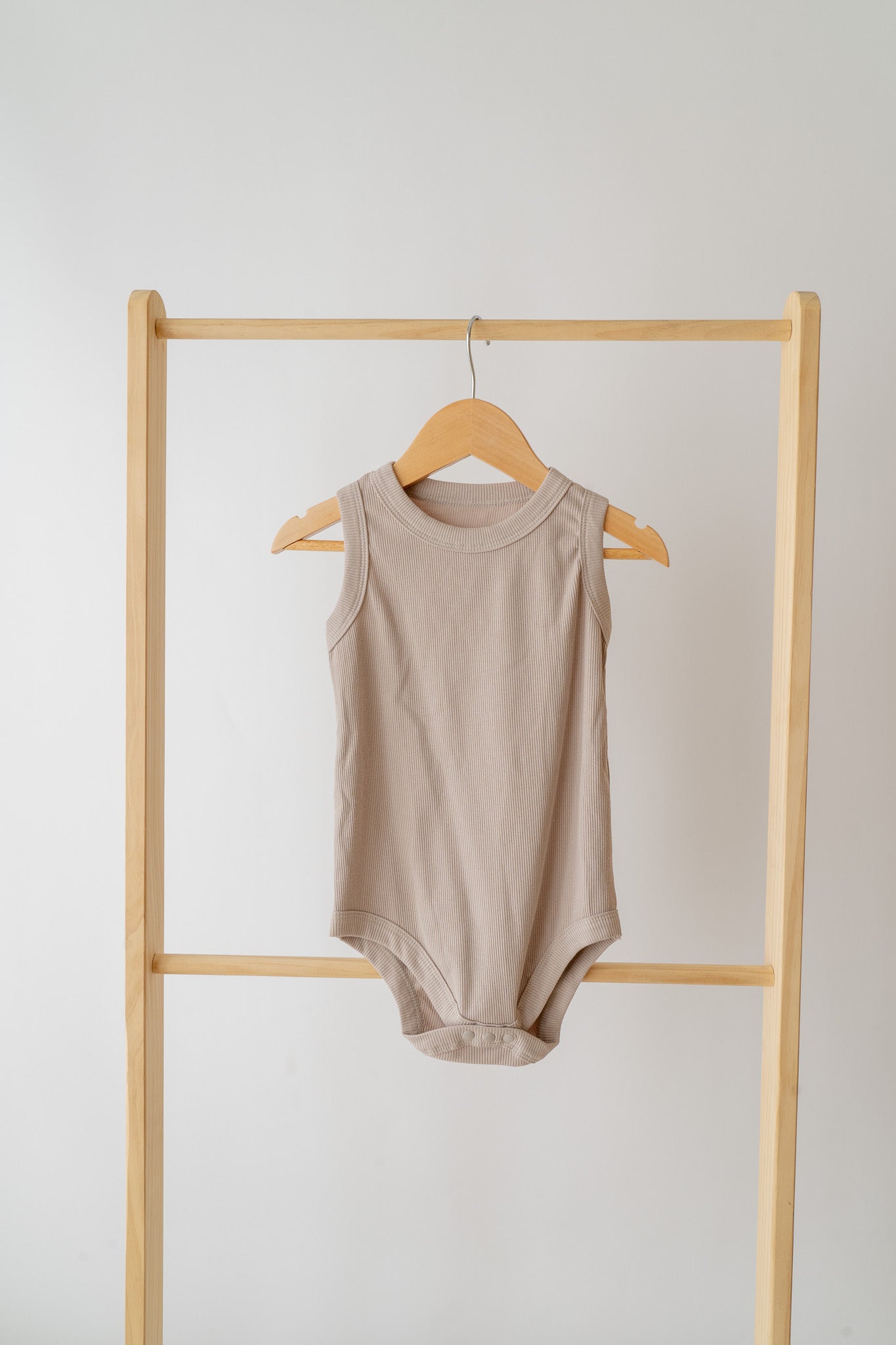 Taupe Ribbed Bodysuit