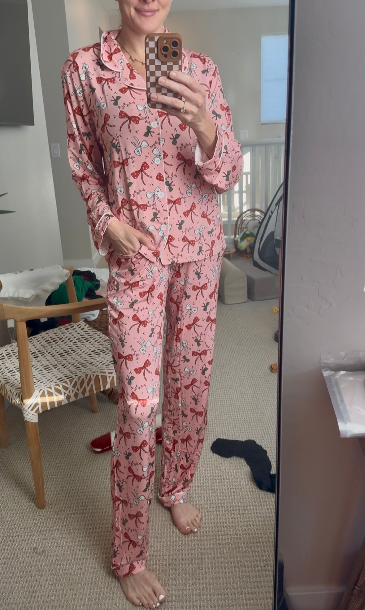 Women's Holiday Bows PJ's