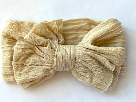 Cream Bow