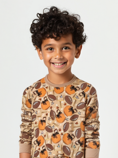 Football 2 piece PJ's
