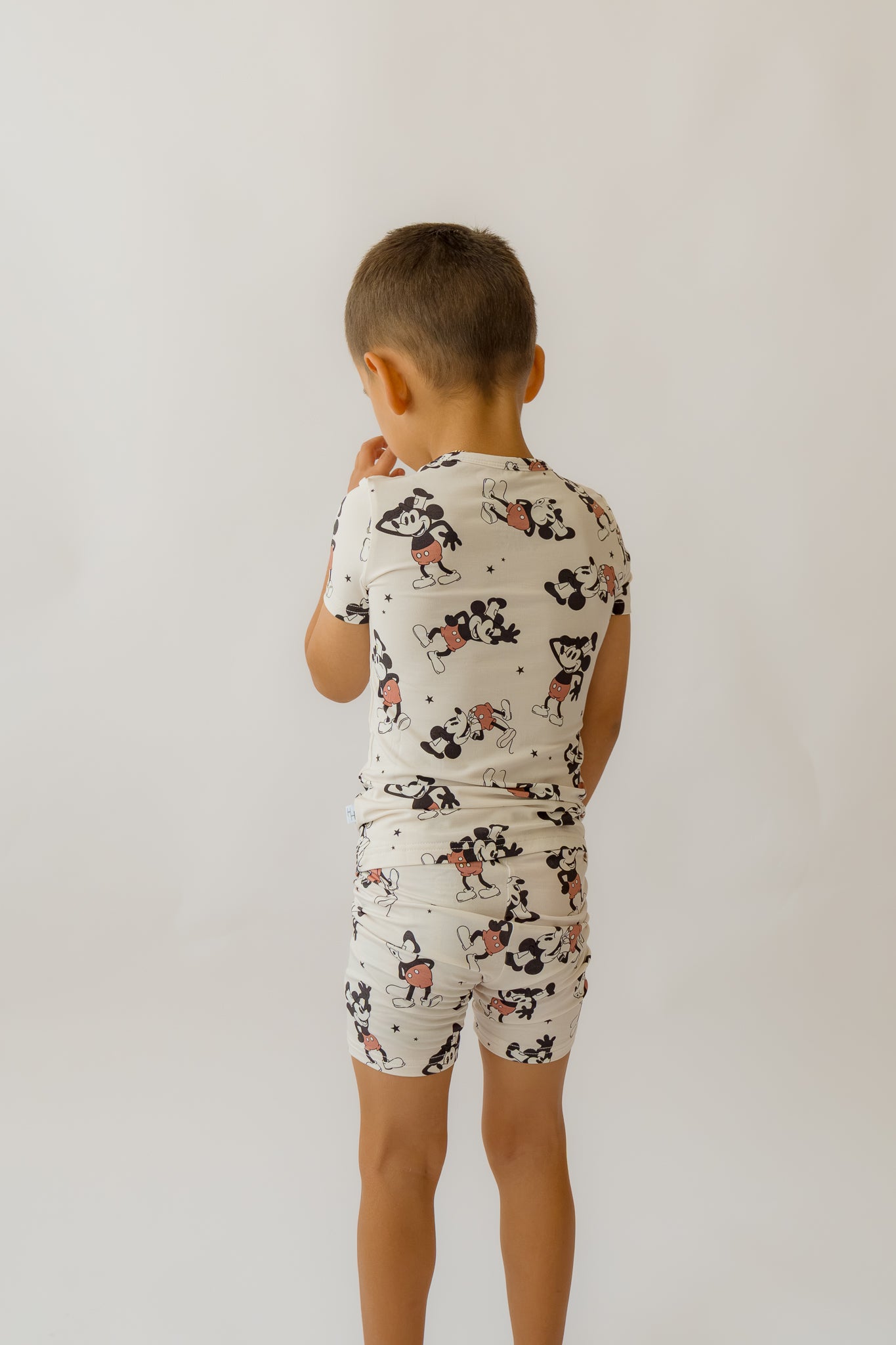 Steamboat Willie Boy's 2 piece shorty PJ's