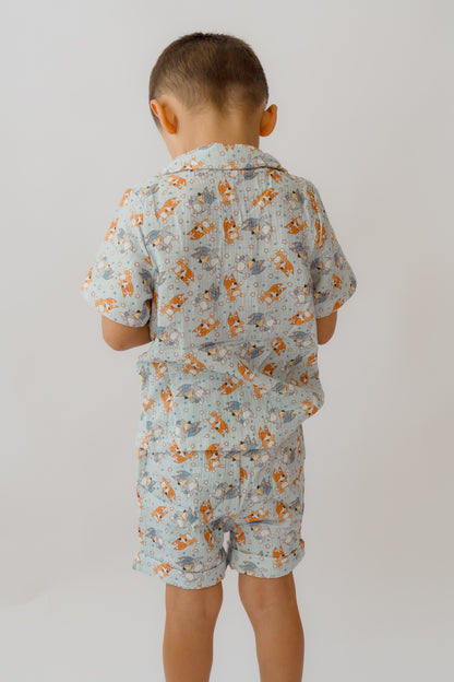 Bluey Muslin Cotton Boy's Set