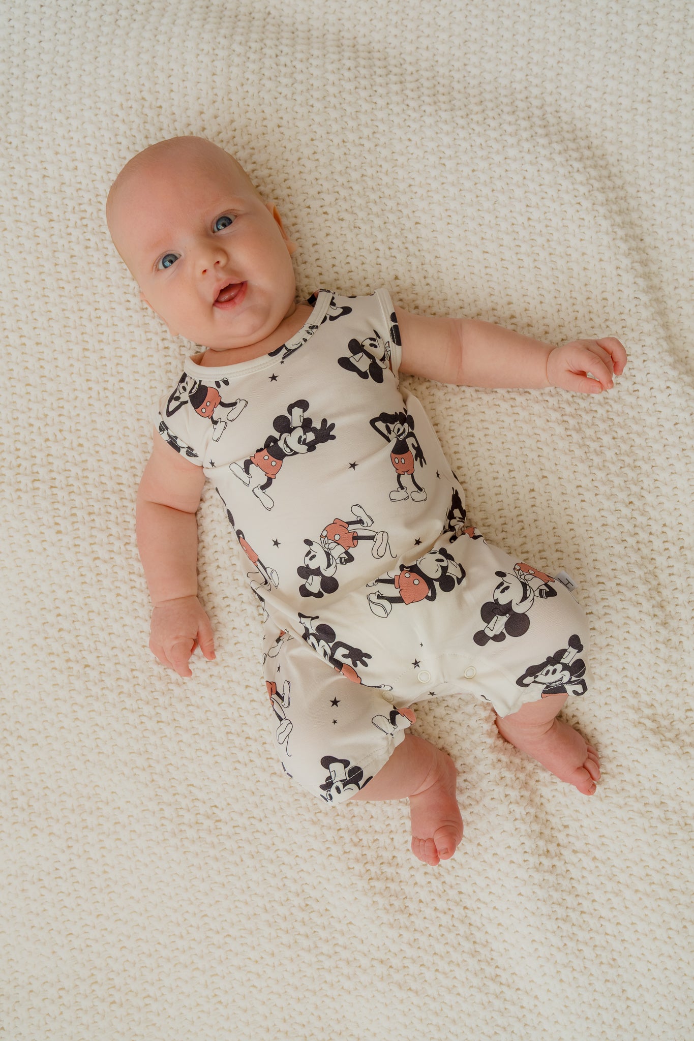 Steamboat Willie Boy's Shorty Tank Romper