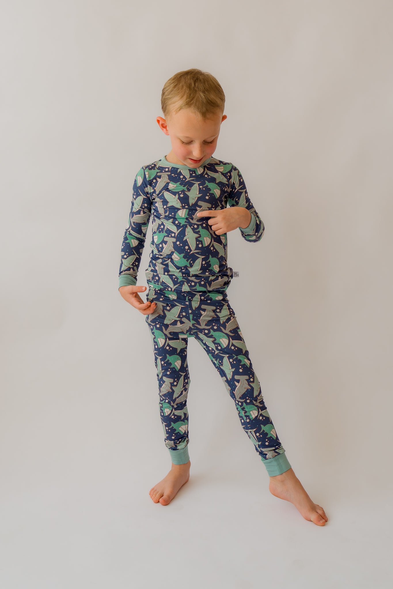 Sharks 2 piece PJ's
