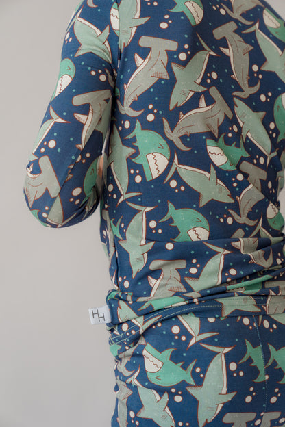 Sharks 2 piece PJ's