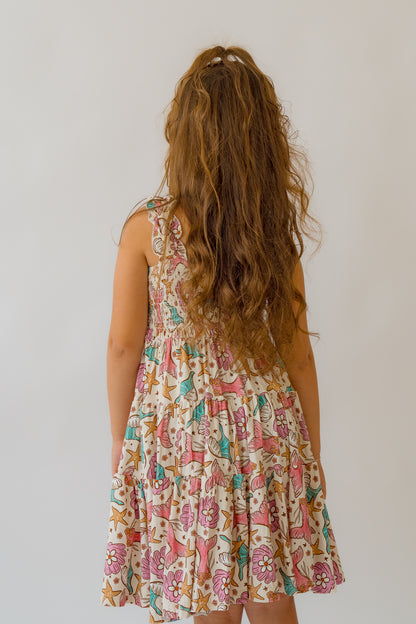 Mermaid Shirred Dress