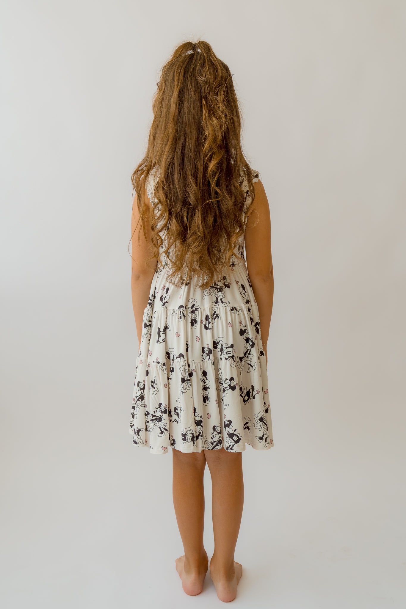 Steamboat Willie Girl's Shirred Dress