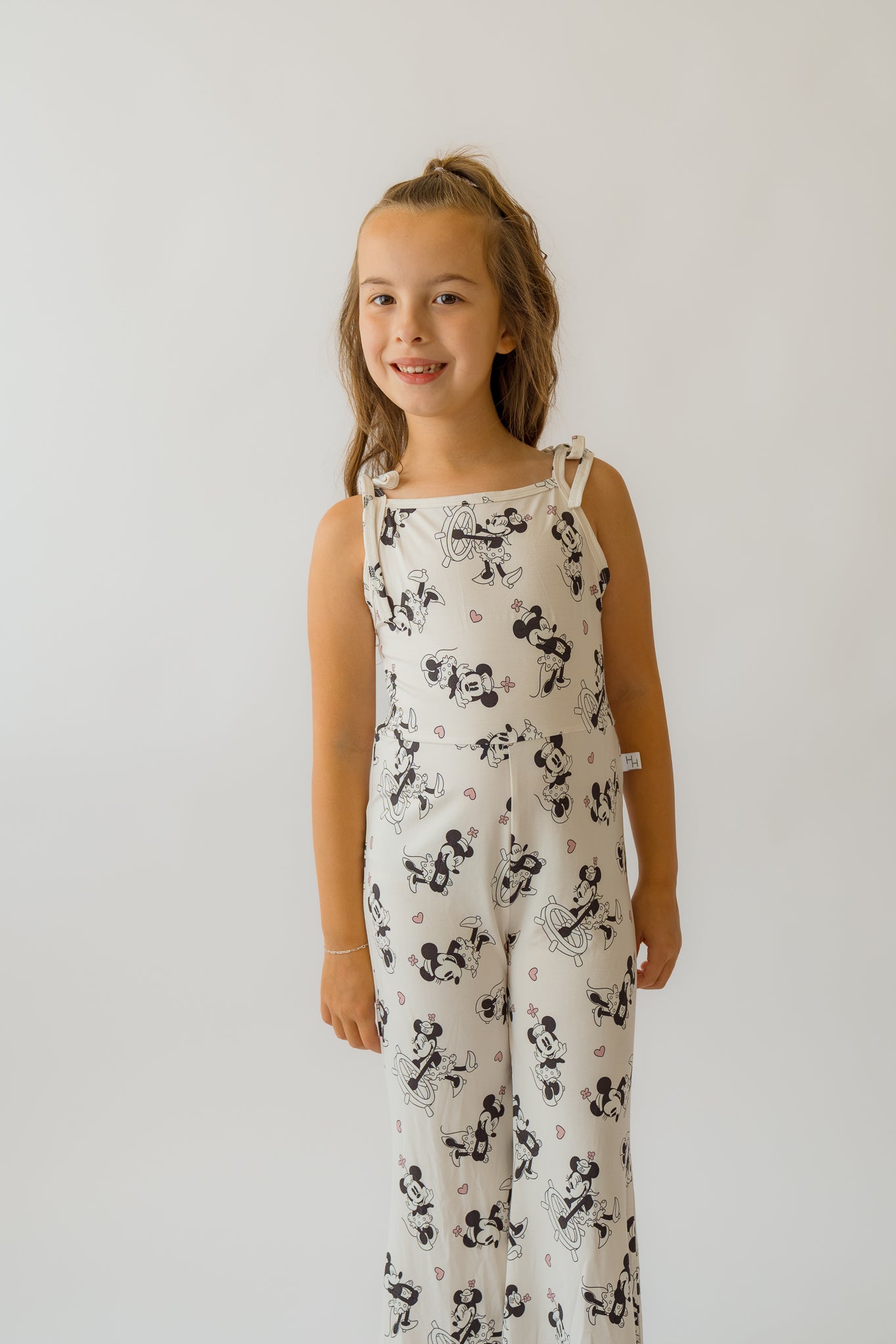 Steamboat Willie Girl's Bell Romper