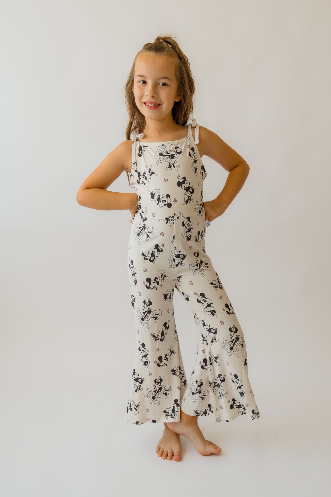 Steamboat Willie Girl's Bell Romper