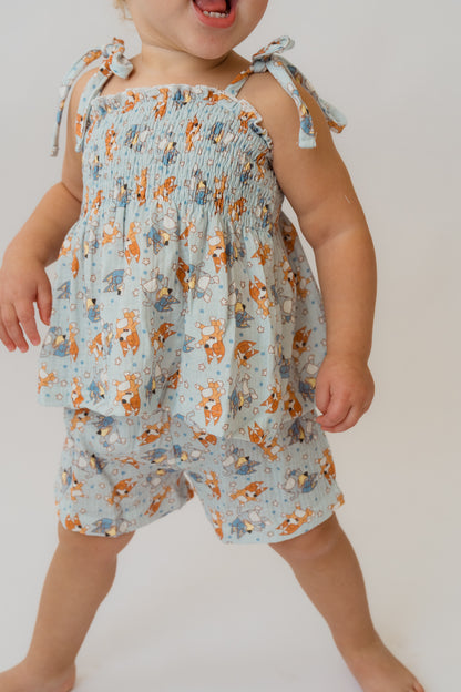 Bluey Muslin Cotton Girl's Set