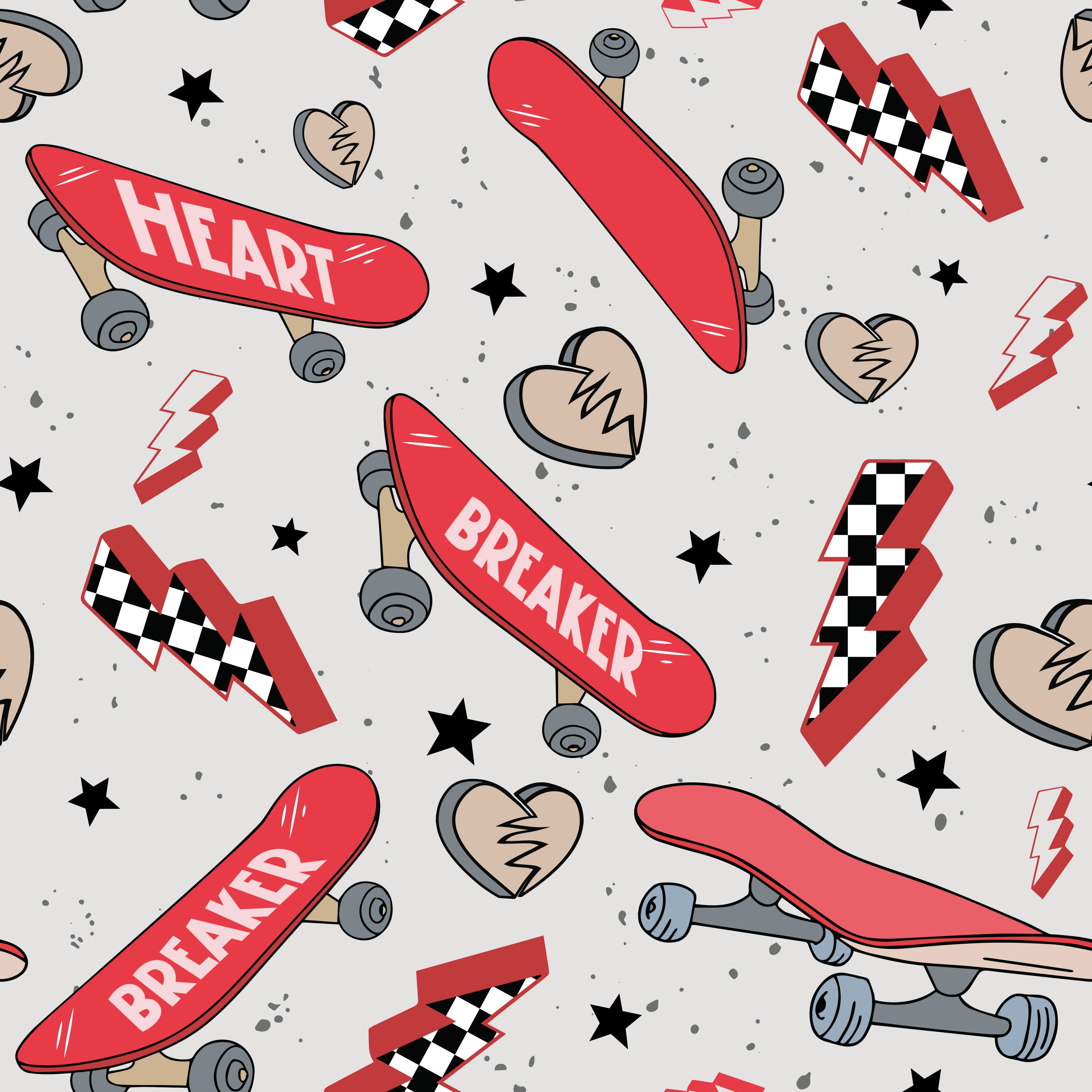 Print Swatch - Heart Breaker