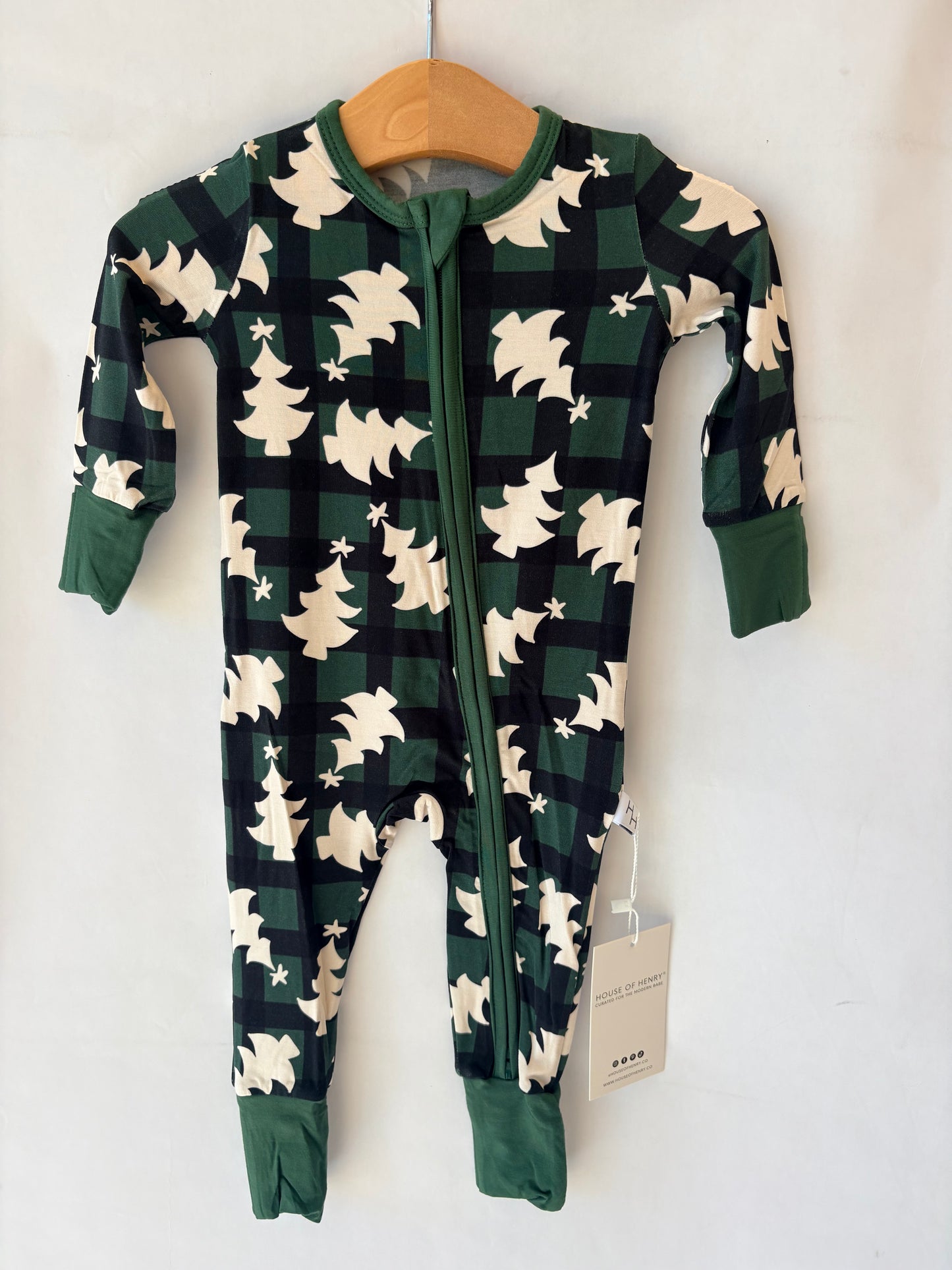 Holiday Plaid Trees Loveralls