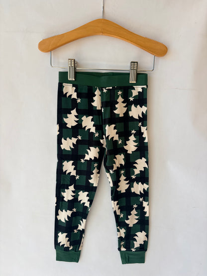 Holiday Plaid Trees 2 piece PJ's
