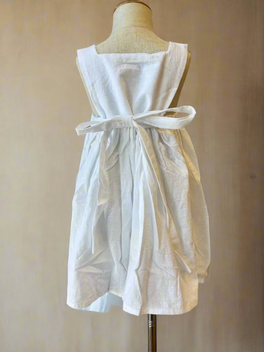 White Babydoll Button Dress