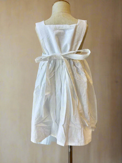 White Babydoll Button Dress