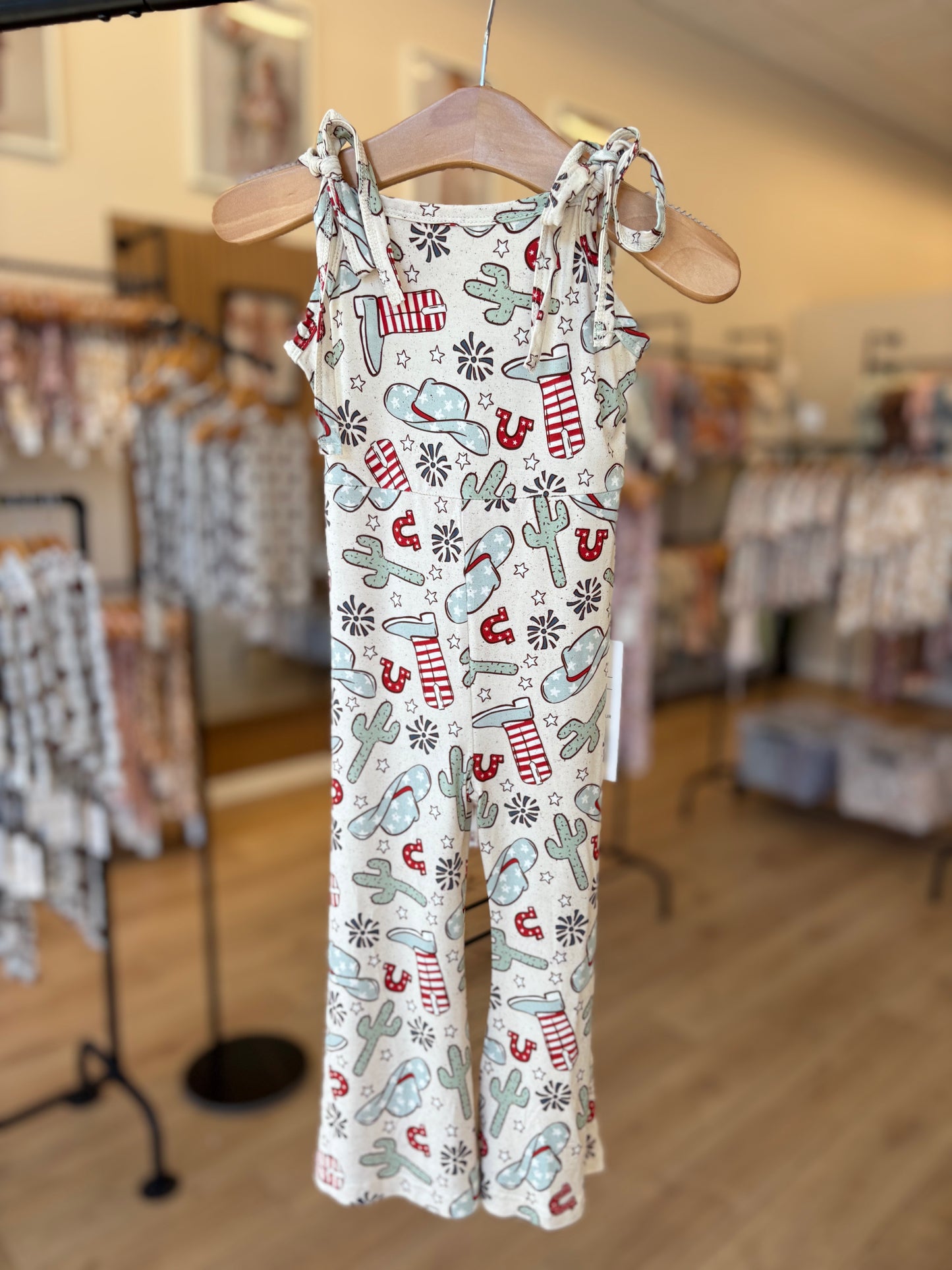 American Rodeo Bell Romper