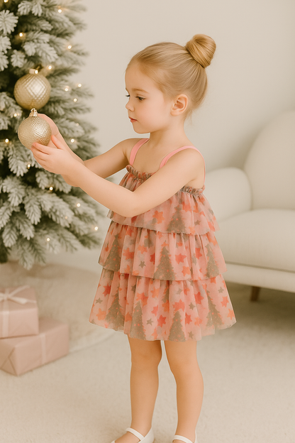 Blush Tulle Christmas Dress