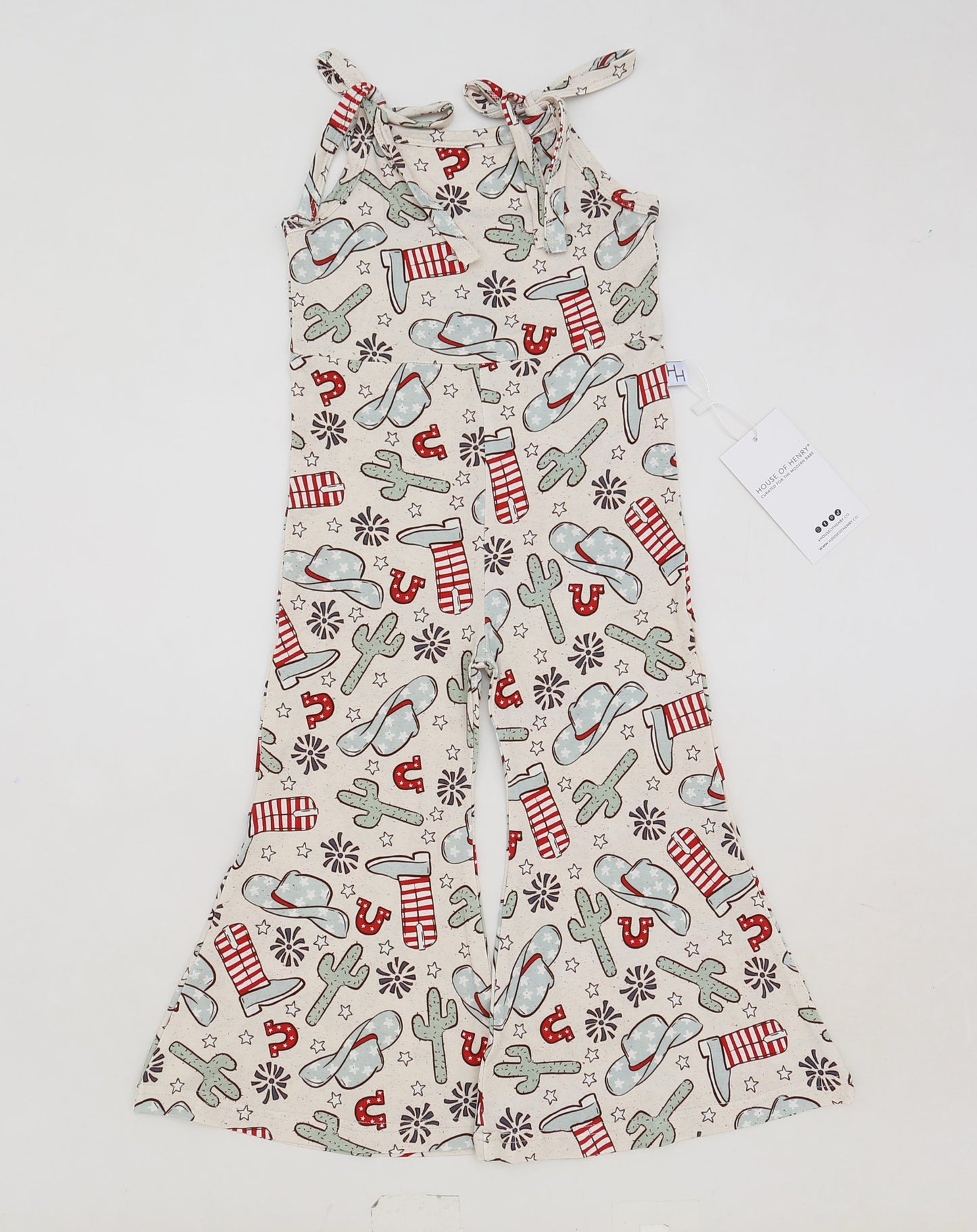 American Rodeo Bell Romper