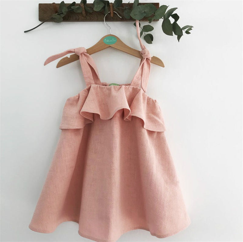 Pink Peplum Babydoll Dress
