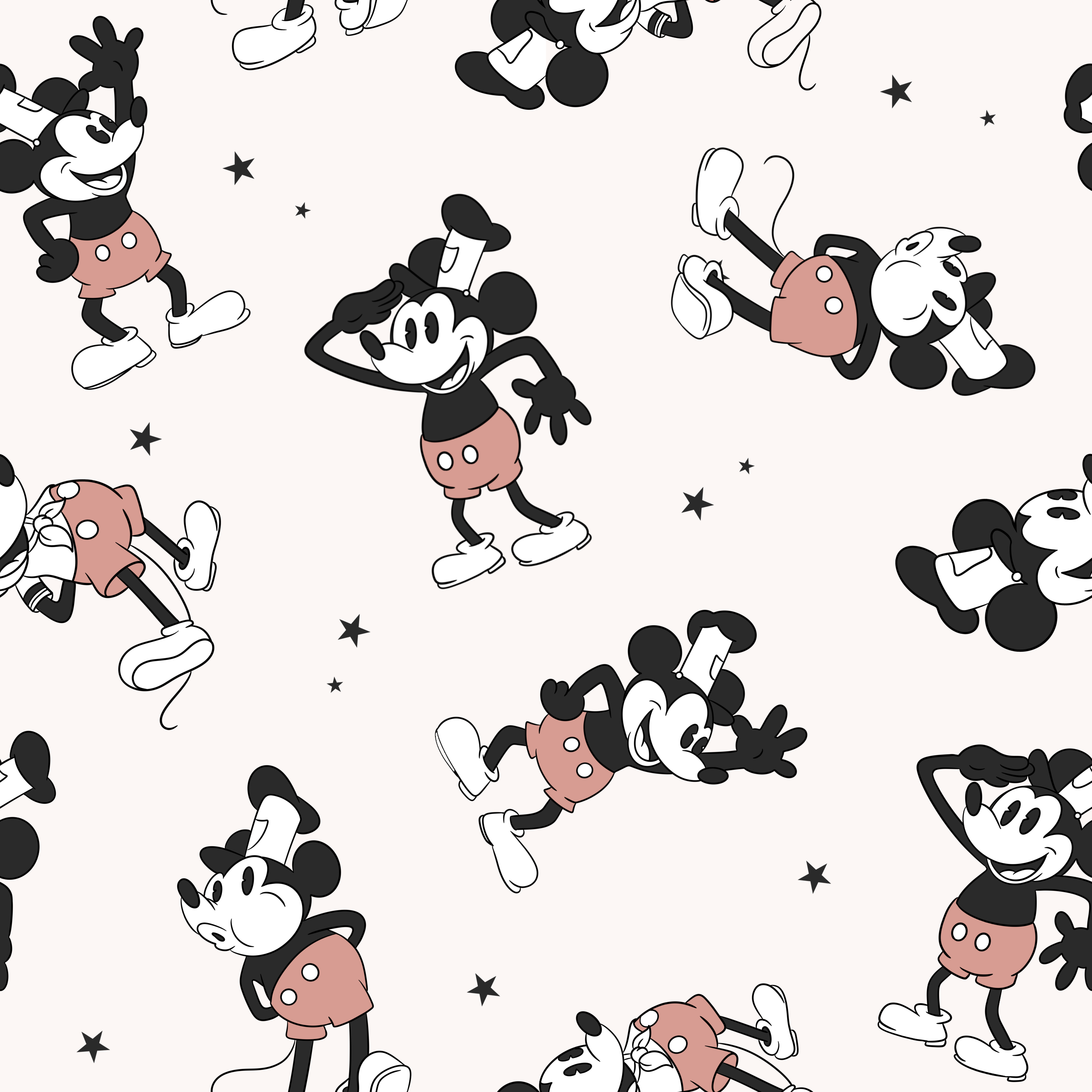 Print Swatch - Steamboat Willie Boy