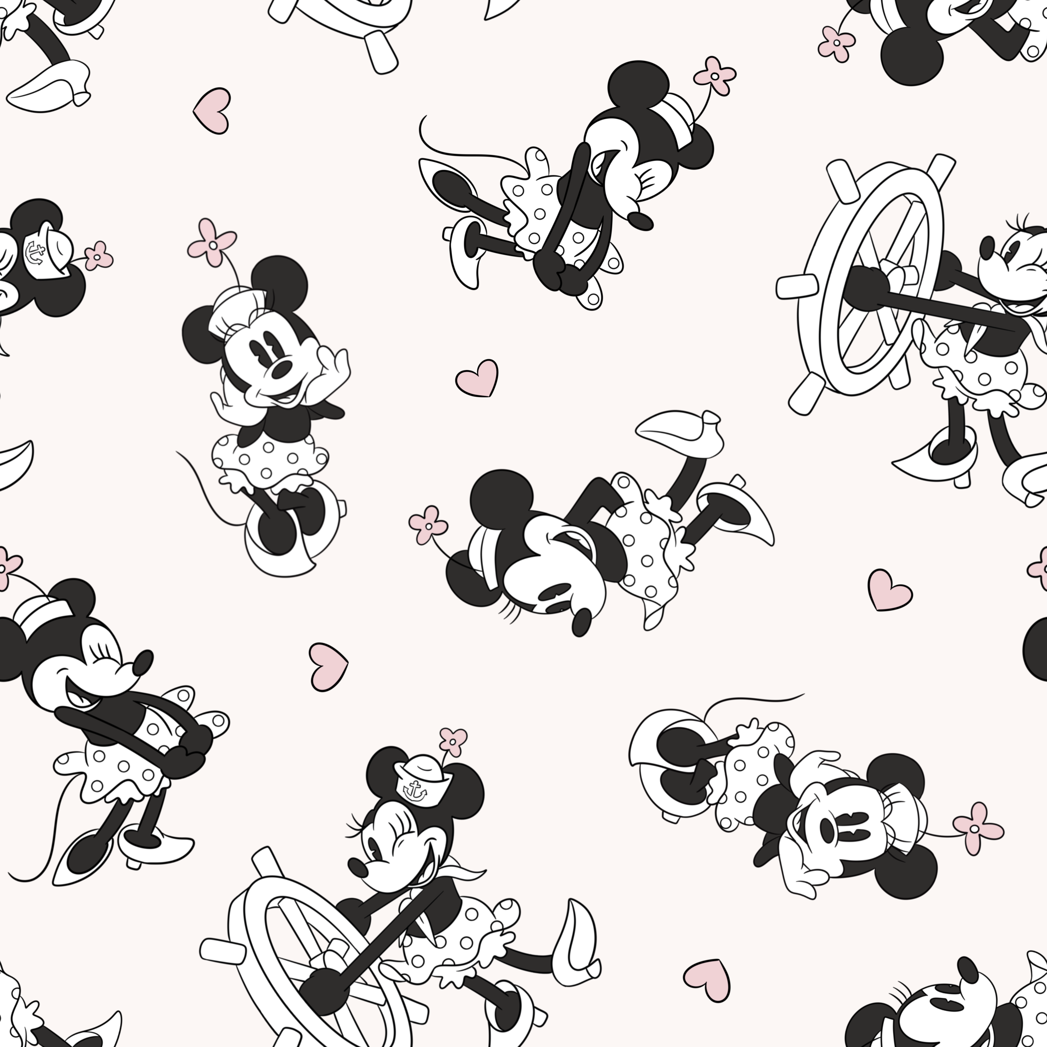 Print Swatch - Steamboat Willie Girl