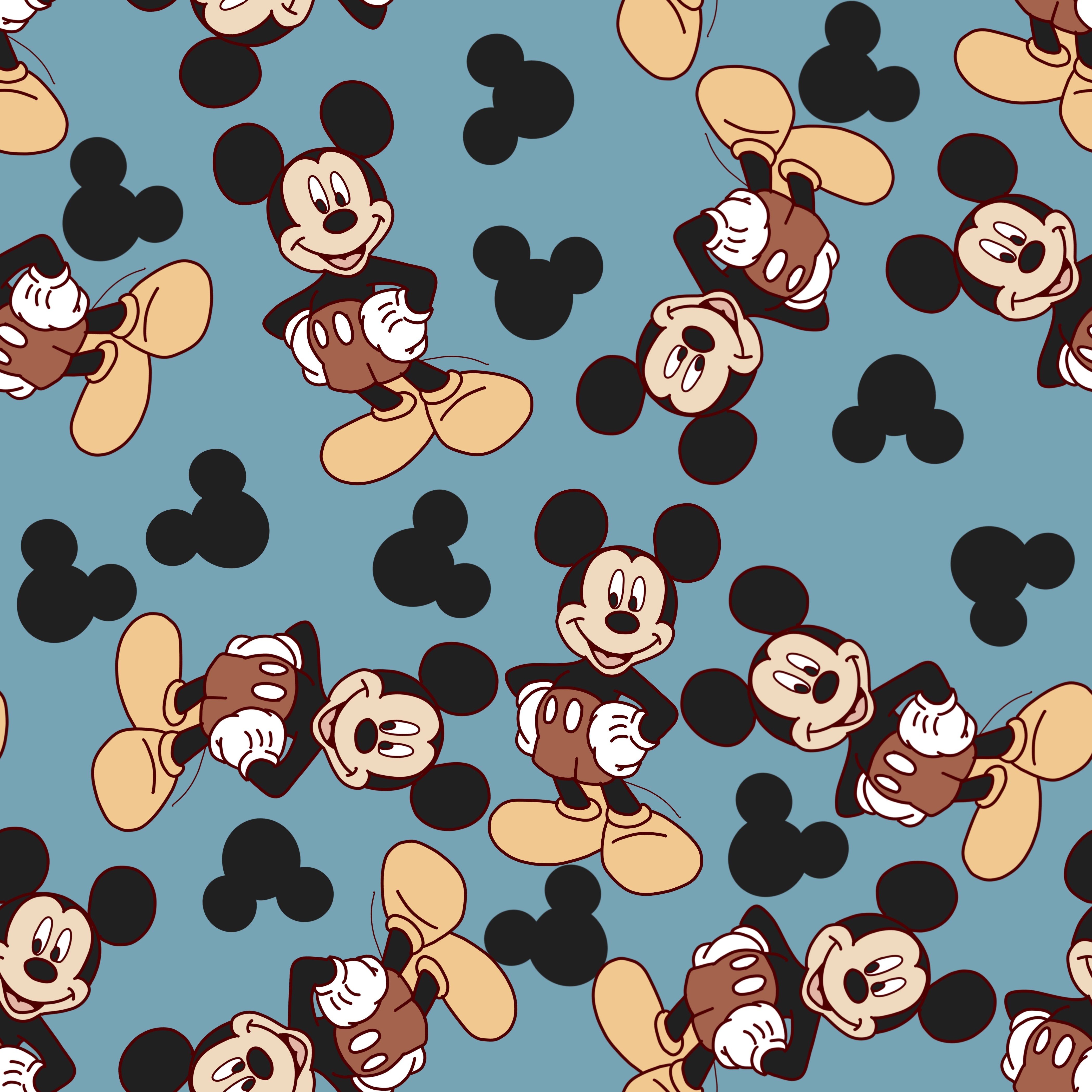 Print Swatch - Vintage Mickey