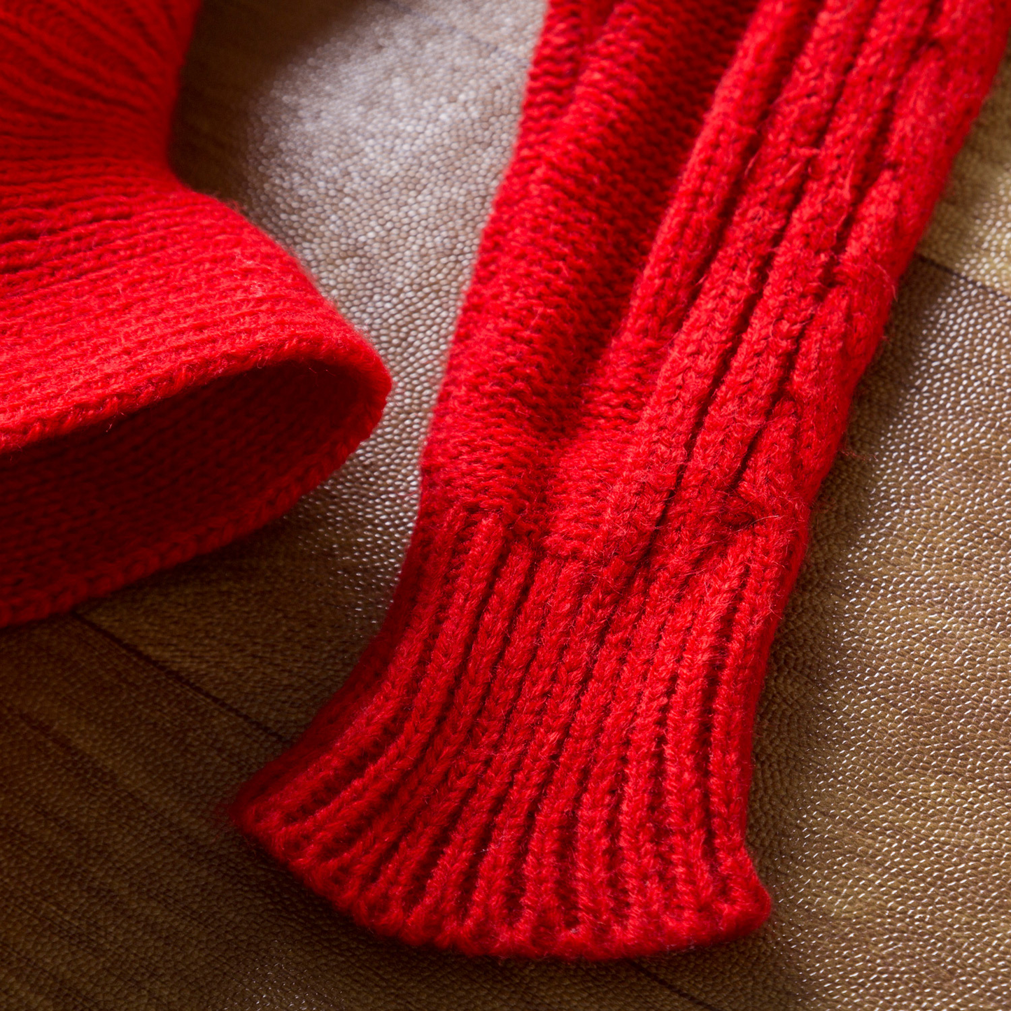 Red Knit Sweater & Tulle Dress