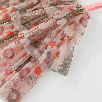 Blush Tulle Christmas Dress
