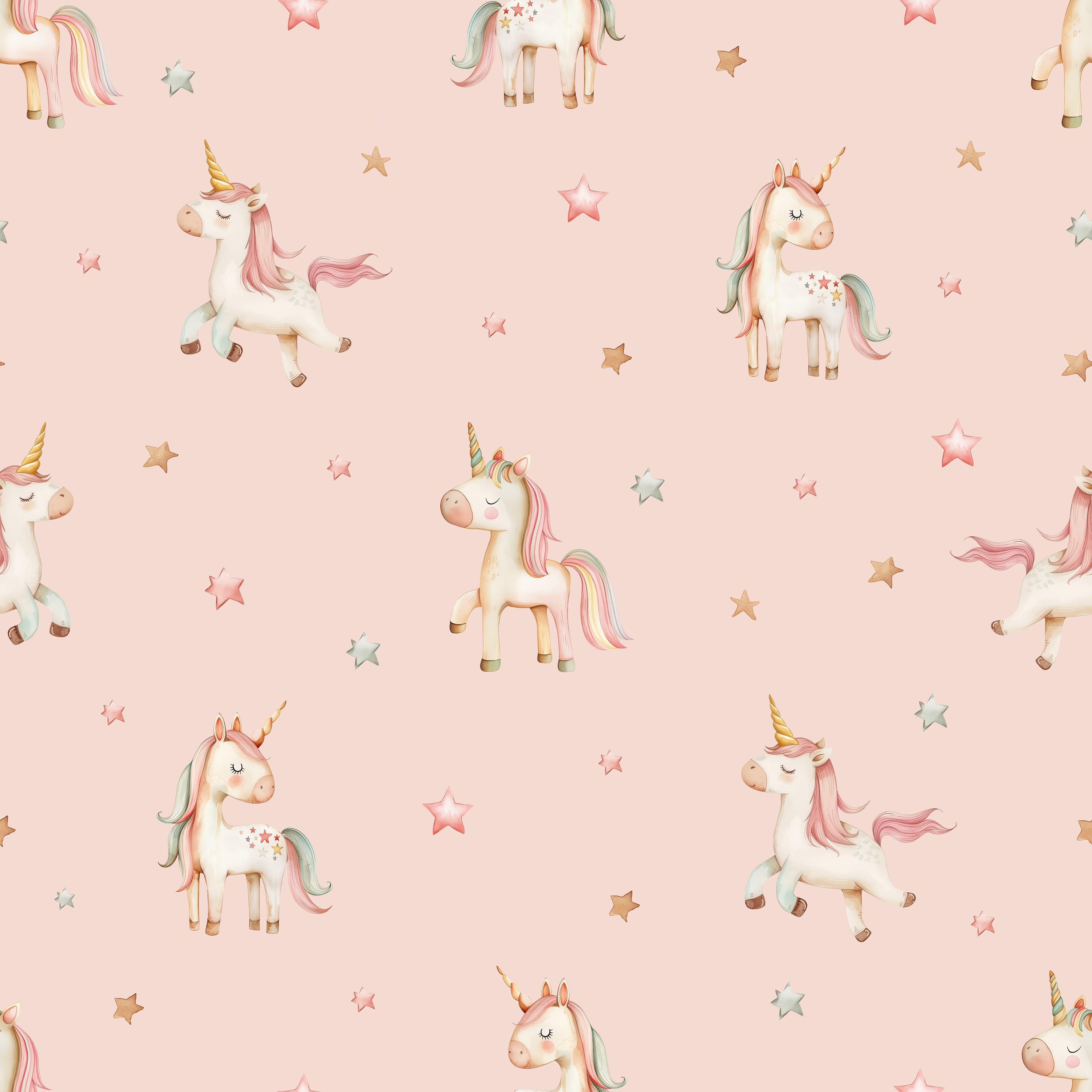 Print Swatch - Unicorn